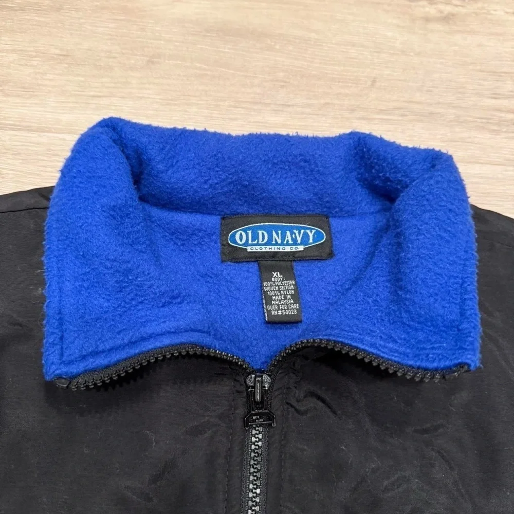 Vintage Old Navy Blue Fleece Jacket
